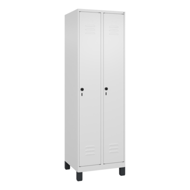 C+P Spind Classic PLUS 2Abteile 1950x600x500mm ws/ws