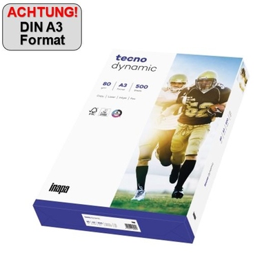 inapa tecno Kopierpapier Dynamic 88322145 A3 80g 500 Blatt