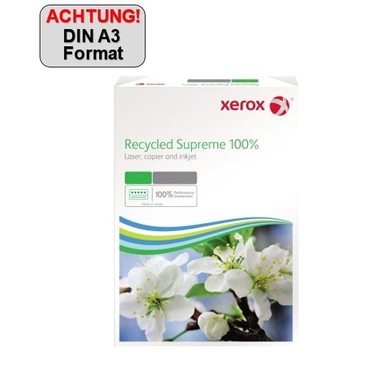 Xerox Kopierpapier Recycled Supreme Recycling DIN A3 weiß 500 Blatt