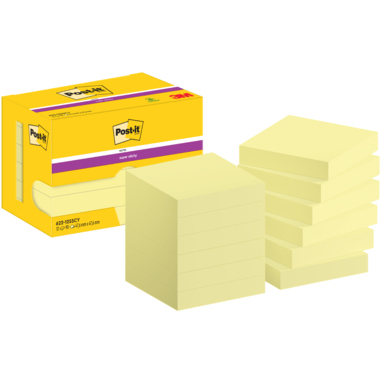 Post-it Haftnotiz 622-12SSCY 47,6x47,6mm 90Bl gelb 12 Stück