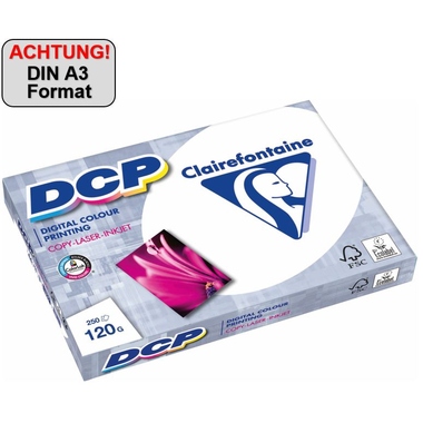 Clairefontaine Farblaserpapier DCP 1845C DIN A3 120g weiß 250 Blatt