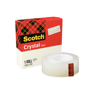 Scotch Klebefilm Crystal Clear 600 C6001933 19mmx33m transparent
