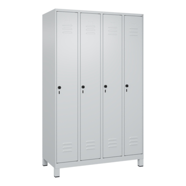 C+P Spind Classic PLUS 4Abteile 1950x1200x500mm l.gr/l.gr