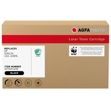 AgfaPhoto Toner wie HP Q2612A schwarz