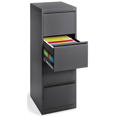 Hängeregistraturschrank 1bahnig 460x1320x620mm 4Schübe an