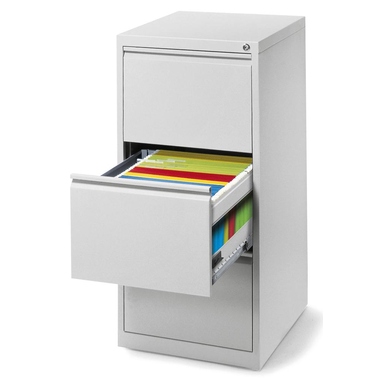 Hängeregistraturschrank 1bahnig 460x1020x620mm 3Schübe l.gr