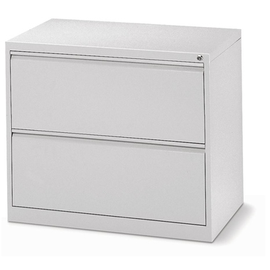 Hängeregistraturschrank 2bahnig 840x720x620mm 2Schübe l.gr