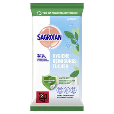 Sagrotan Hygiene-Reinigungstuch 3250406 60St.