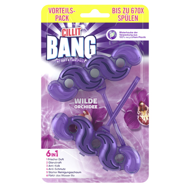 CILLIT BANG Duftspüler 6in1 3116708 Wilde Orchidee 2St.