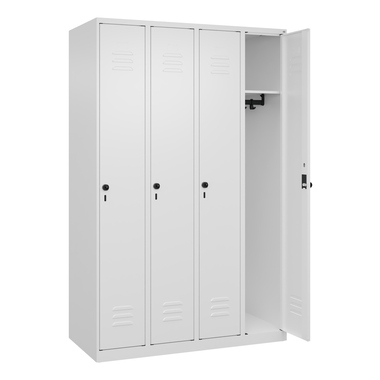 C+P Spind Classic PLUS 4Abteile 1850x1200x500mm ws/ws