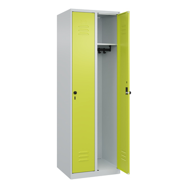 C+P Spind Classic PLUS 2Abteile 1850x600x500mm l.gr/c.gn