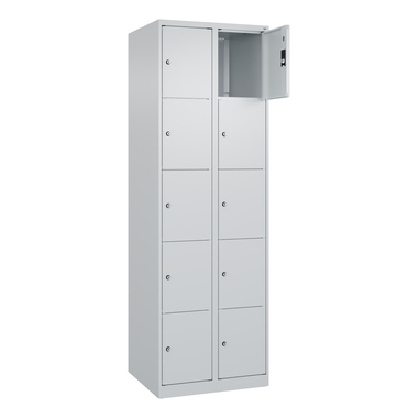C+P Schließfachschrank Classic PLUS 2x5Fächer 1850x600x500mm l.gr/l.gr