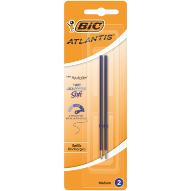BIC Kugelschreibermine Easy Glide IS1197 892409 0,4mm blau 2 Stück