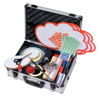 Franken Moderationskoffer UMMK 43x12x32cm Aluminium silber