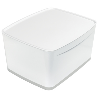 Leitz Aufbewahrungsbox MyBox 52161001 mittel 18l Deckel ws/gr