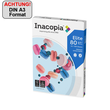 Inacopia Kopierpapier elite 011708019002 A3 80g 500 Blatt