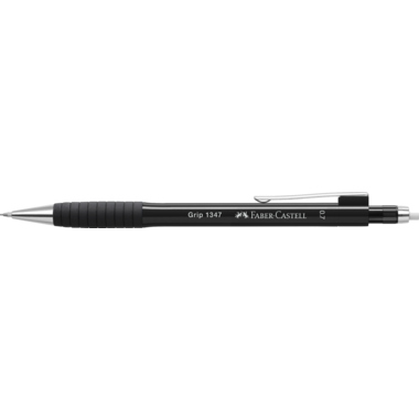 Faber-Castell Druckbleistift GRIP 134799 0,7mm B metallic-schwarz