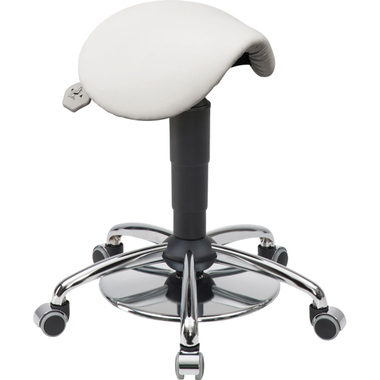 Meychair Hocker 4150 A4-MED-TR-KL2-FG Rollen ws