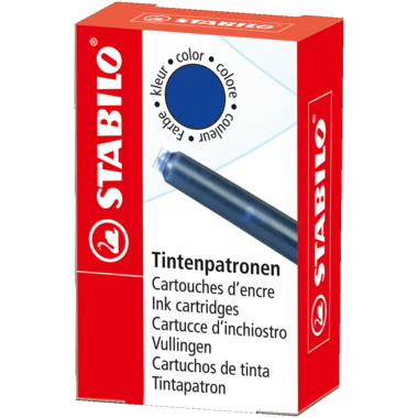 STABILO Tintenpatrone beYou! 5/0-041 königsblau 6St
