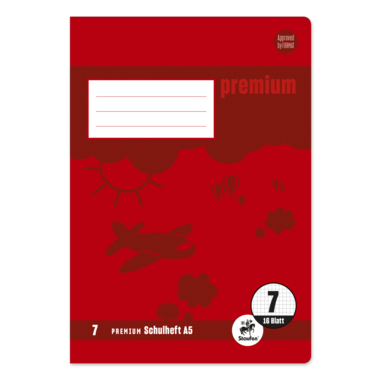 Staufen Schulheft Premium 734010307 LinK7 A5 16Bl kar 80g kar