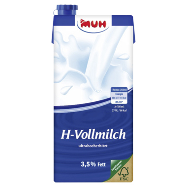 MUH H-Milch 588655 3,5Prozent 1l 12St.
