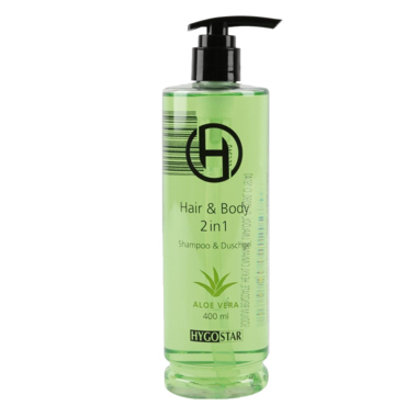 HYGOSTAR Duschgel Shampoo 2in1 556310 Pumpspender 400ml