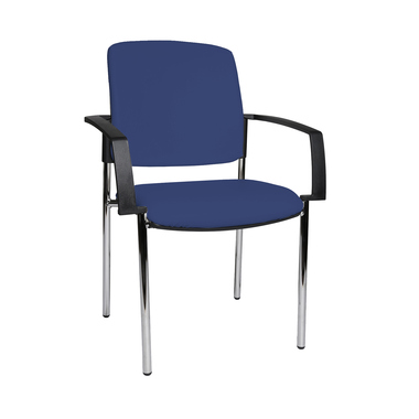 TOPSTAR Besucherstuhl MEDICAL10 KH190AD26 mAL Stahl co Bezug bl