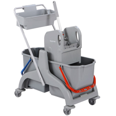 Reinigungswagen SCPEC36BD 2x18 l grau