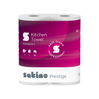 Satino Küchenrolle Prestige 160740 2lg. 2x64Bl.