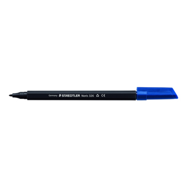 STAEDTLER Fasermaler Noris Club 326-9 1mm schwarz
