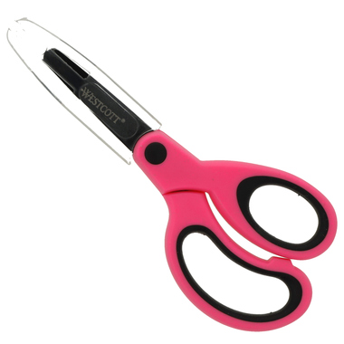 Westcott Kinderschere KidsNEON E-21564 00 runde Spitze 13cm pink
