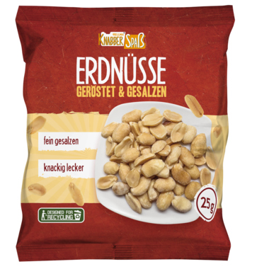 Hellma Erdnüsse 70102079 25g 100 Stück