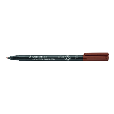 STAEDTLER Folienstift Lumocolor 318-7 permanent F fein 0,6mm braun