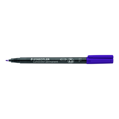 STAEDTLER Folienstift Lumocolor 318-6 permanent F fein 0,6mm violett