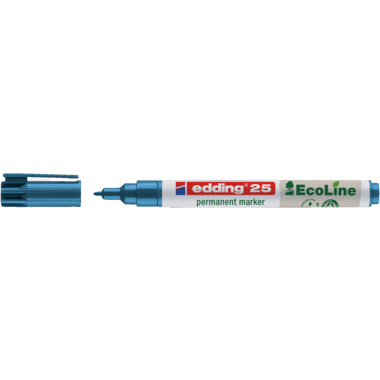 edding Permanentmarker EcoLine 4-25003 1mm Rundspitze blau