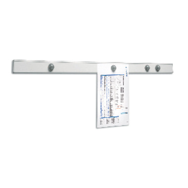 MAUL Magnet-Wandschiene 1.000 mm, silber