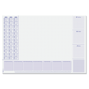SIGEL Schreibunterlage HO355 59,5x41cm Lilac 30Blatt