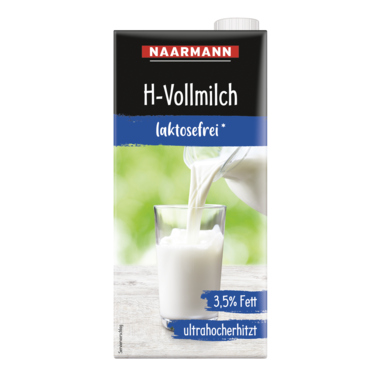 NAARMANN H-Milch 002970 laktosefrei 3,5Prozent 1l 12St.