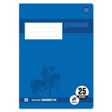 Staufen Schulheft Premium 734010625 A4 90g 32Bl Lin25 lin
