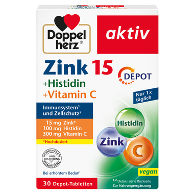 Doppelherz Zink +Histidin Depot 30St