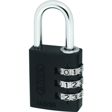 ABUS Vorhangschloss 346125 145/30 sw