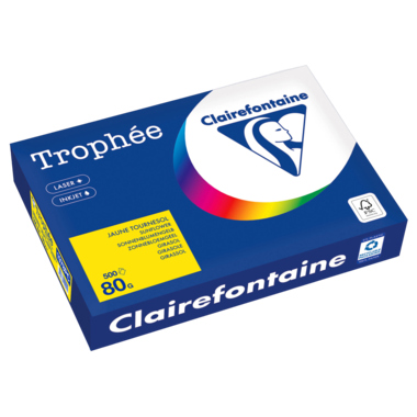 Clairefontaine Kopierpapier 1978PC A4 80g sonnengelb 500Bl