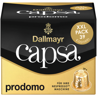 Dallmayr Kaffeekapsel capsa Prodomo XXL 39 Stück