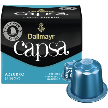 Dallmayr Kaffeekapsel capsa Lungo Azzurro 10 Stück