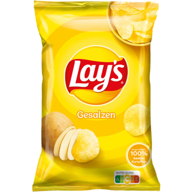 Lays Chips Gesalzen 9x150g