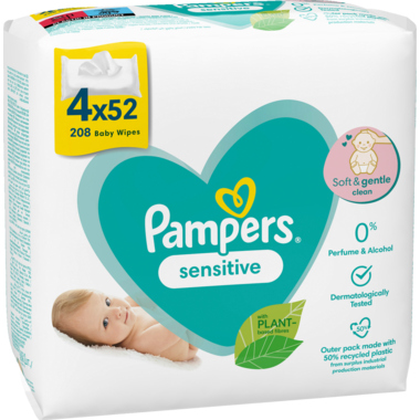 Pampers Feuchttuch Sensitive 81687197 4x52St.