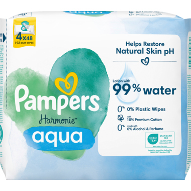Pampers Feuchttuch Harmonie Aqua 8689119 4x48St.