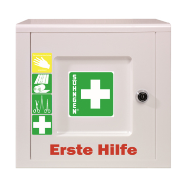 SÖHNGEN Erste Hilfe Schrank PICCOLO 5001024 DIN 13157 gefüllt weiß