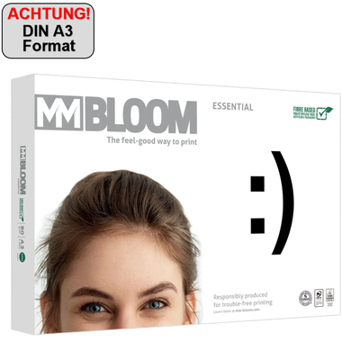 MM BLOOM Kopierpapier Essential 9958B80B A3 80g 500Bl