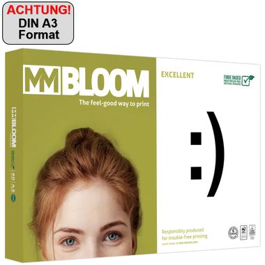 MM BLOOM Kopierpapier Excellent 9928B80B A3 80g 500Bl